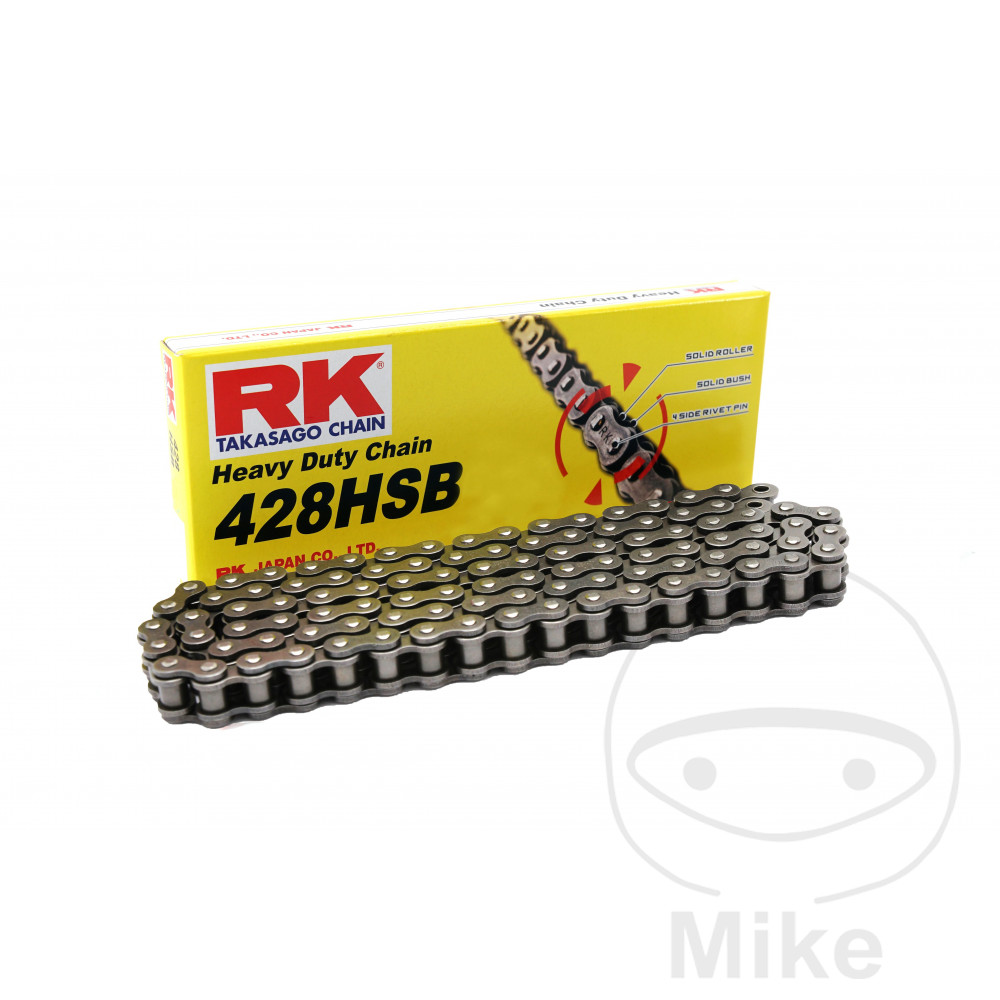 cadena abierta con enganche clip sin retén 428hsb/108