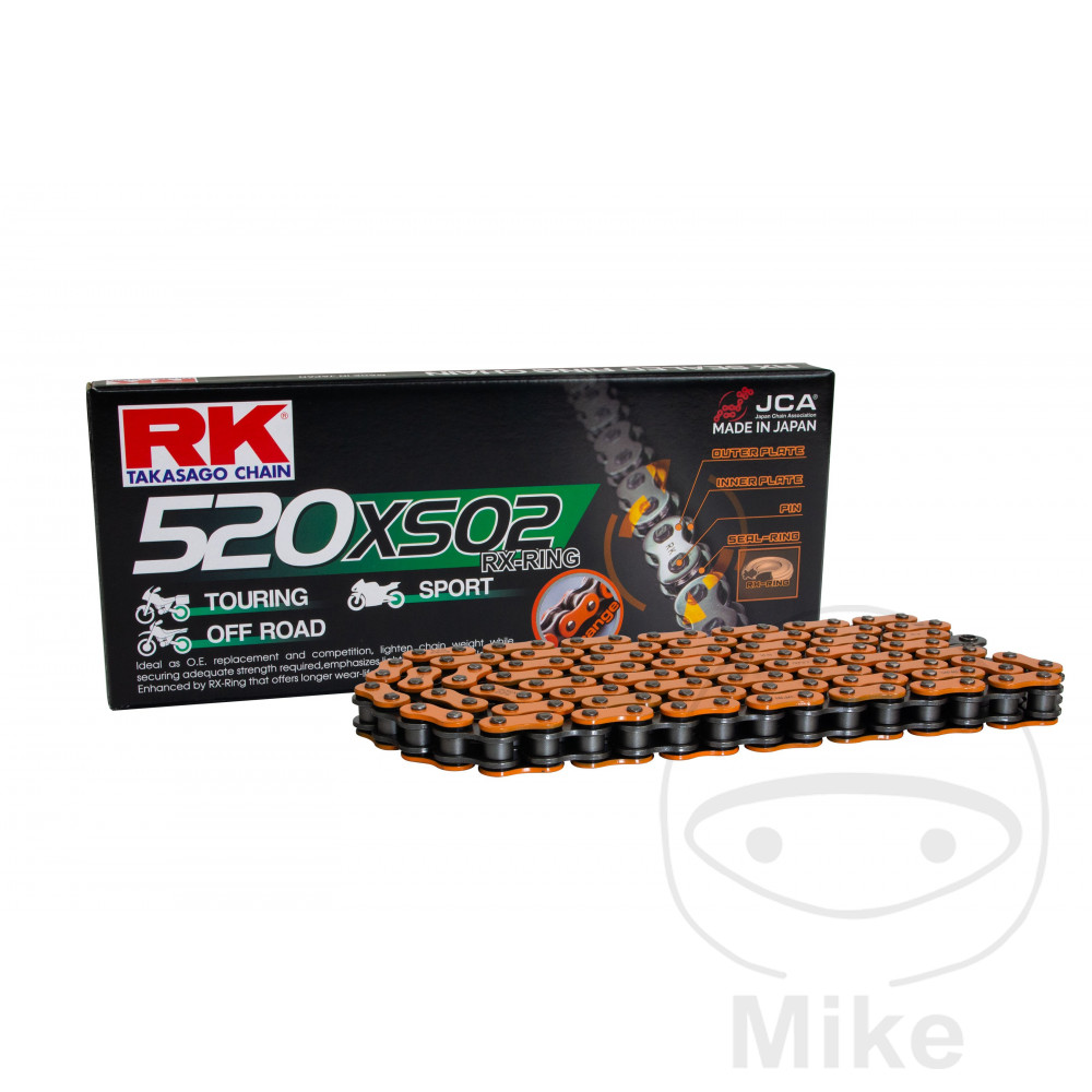 RK chaîne ouverte avec crochet rivets X-RING 520XSO2/118 - Photo 1/1