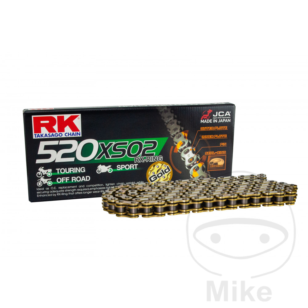 RK Open ketting met klinknagelhaak X-RING GB520XSO2/098 - Afbeelding 1 van 1