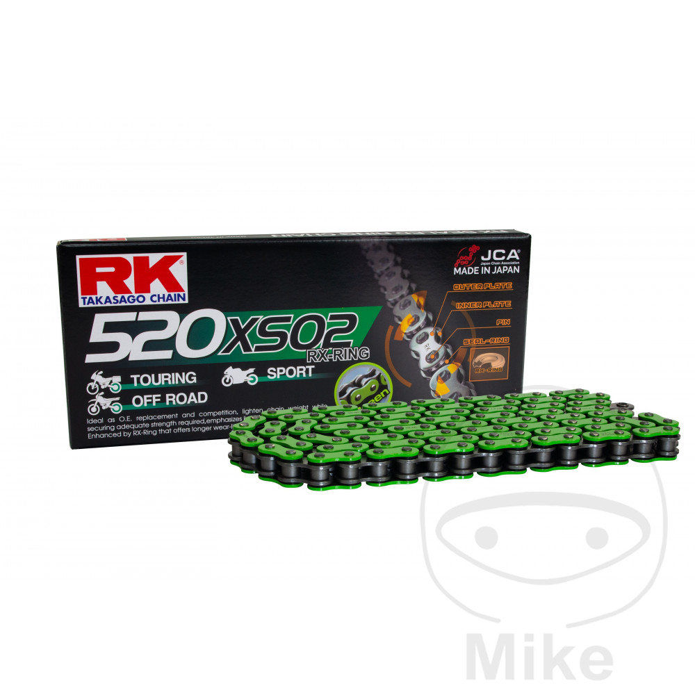 RK Offene Kette mit Niethaken X-RING 520XSO2/108 - Bild 1 von 1