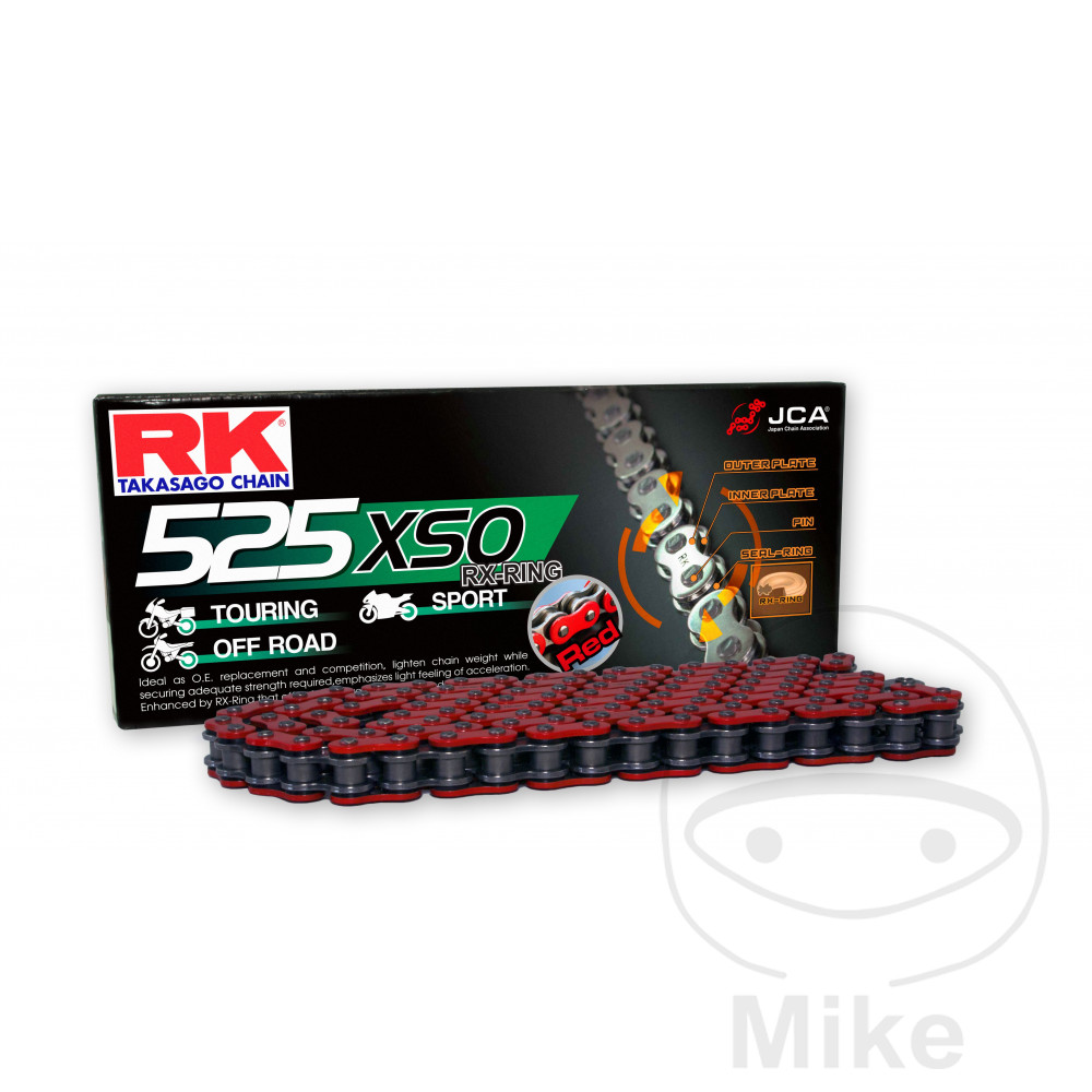 RK Open ketting met klinknagelhaak X-RING 525XSO/110 - Afbeelding 1 van 1