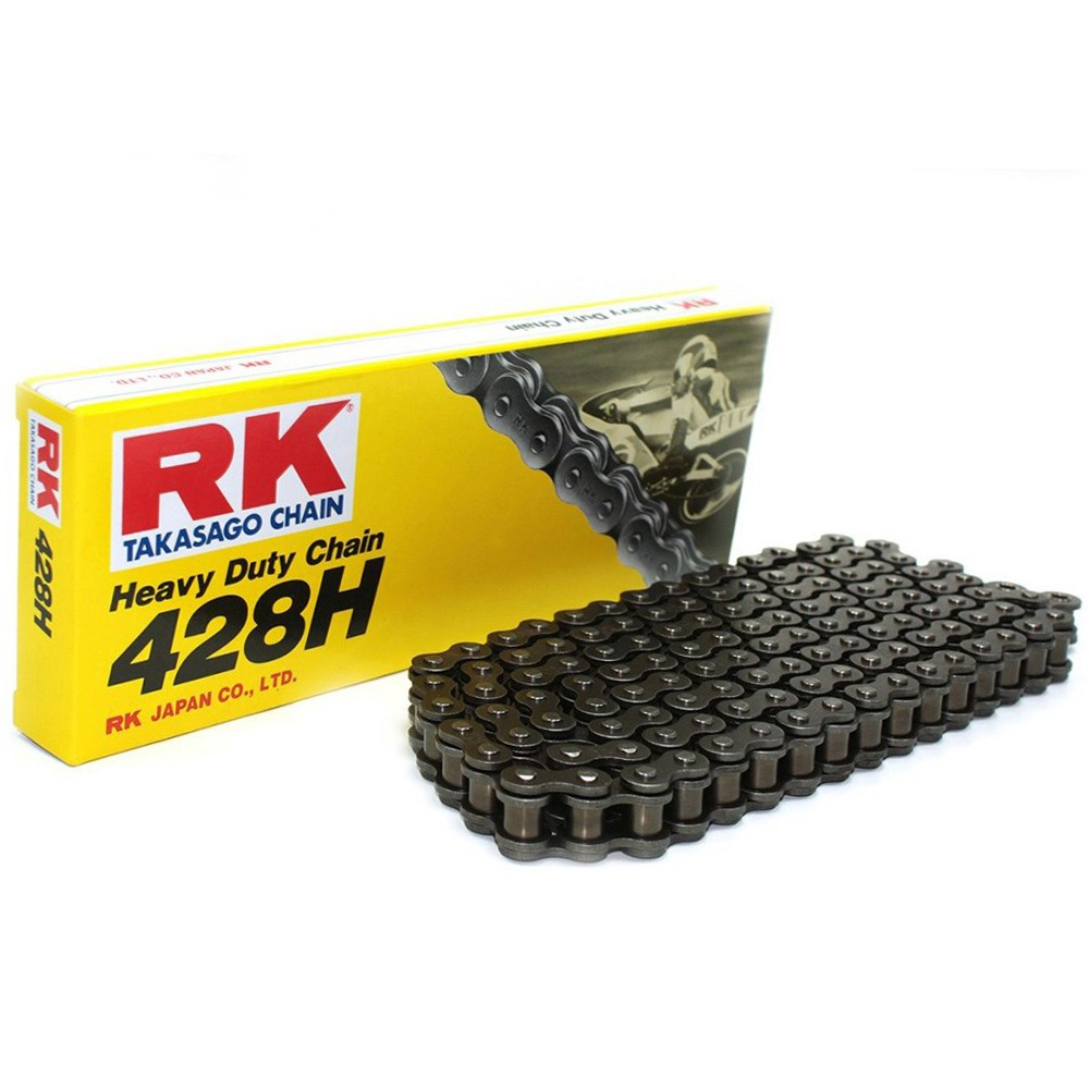 RK Reinforced RK 428H Drive Chain for Highway Use in Black - Picture 1 of 1