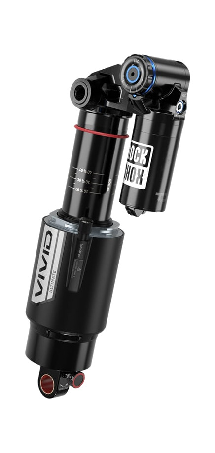 amortiguador trasero avanzado para descenso en bicicleta vivid ultimate dh rc2 - air standard trunnion c1 225x75