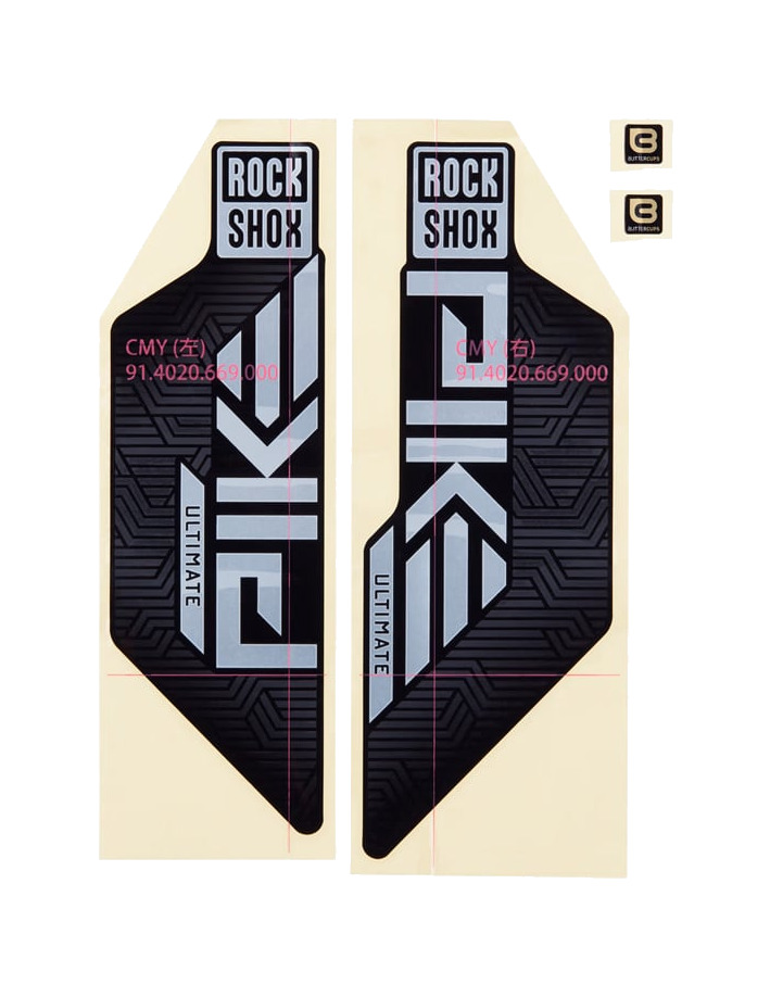 kit adhesivos diseño pike ult flight att (2023+)