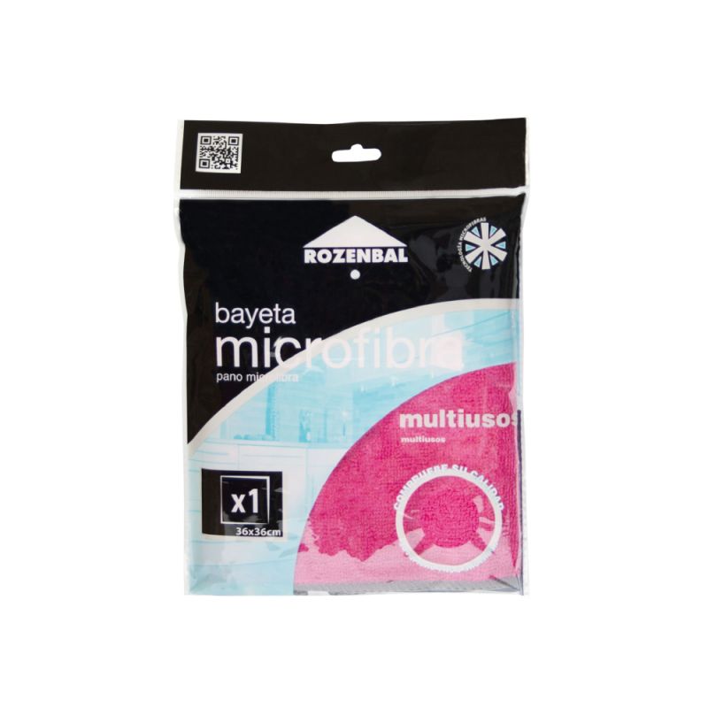 bayeta microfibra multiusos 36x36 cm