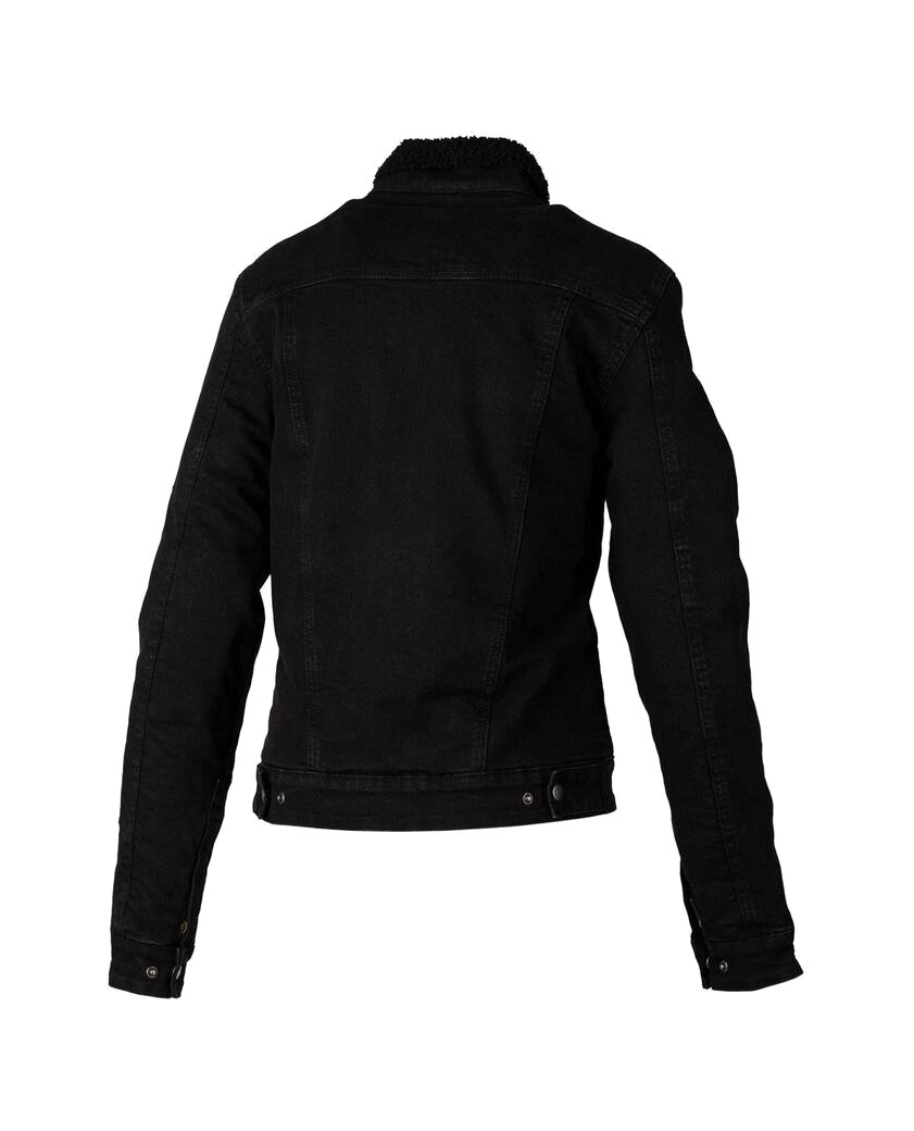 chaqueta textil reforzada con aramida para mujer sherpa denim ce