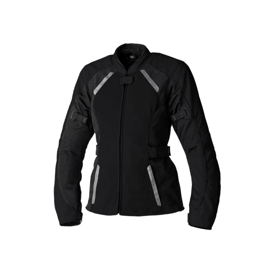 chaqueta textil moto perforada para mujer ava mesh ce