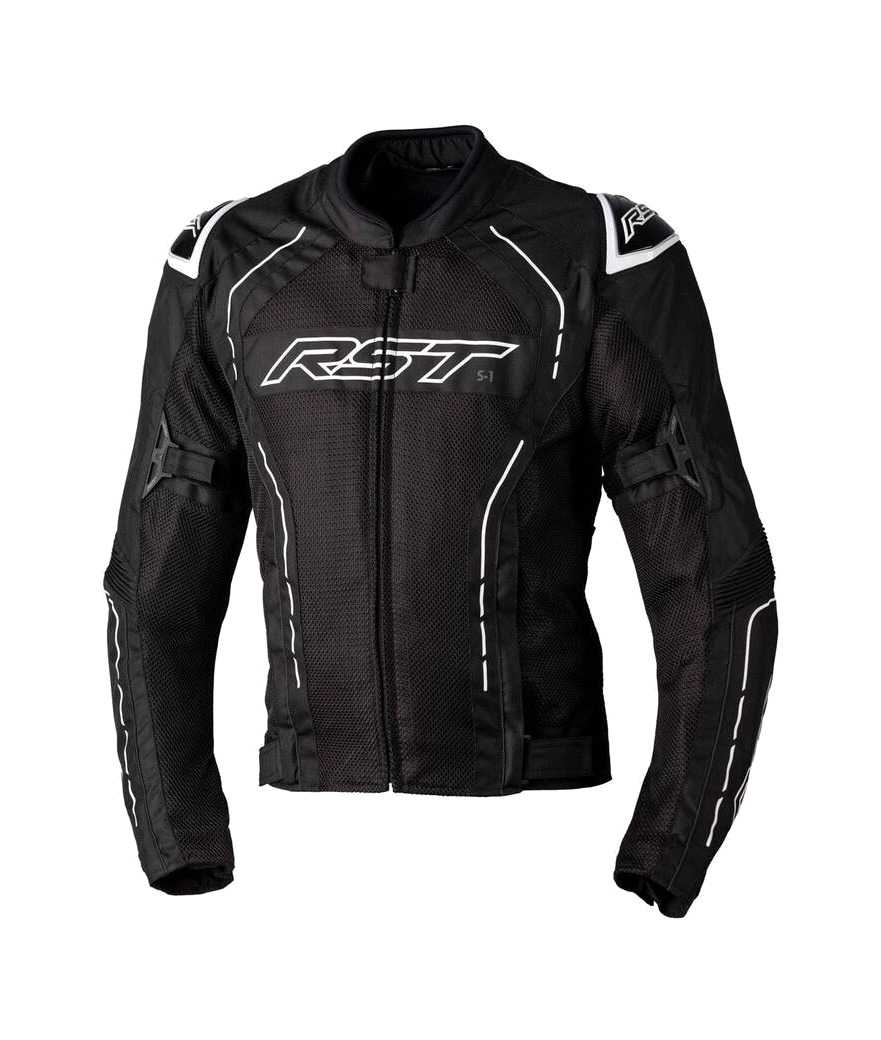 chaqueta textil moto perforada para hombre s1 mesh ce