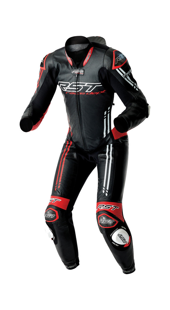 traje de cuero con airbag race dept v4.2 d3o