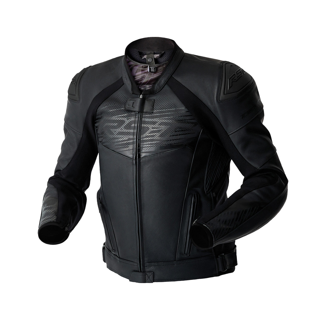 chaqueta de cuero tractech evo d3o