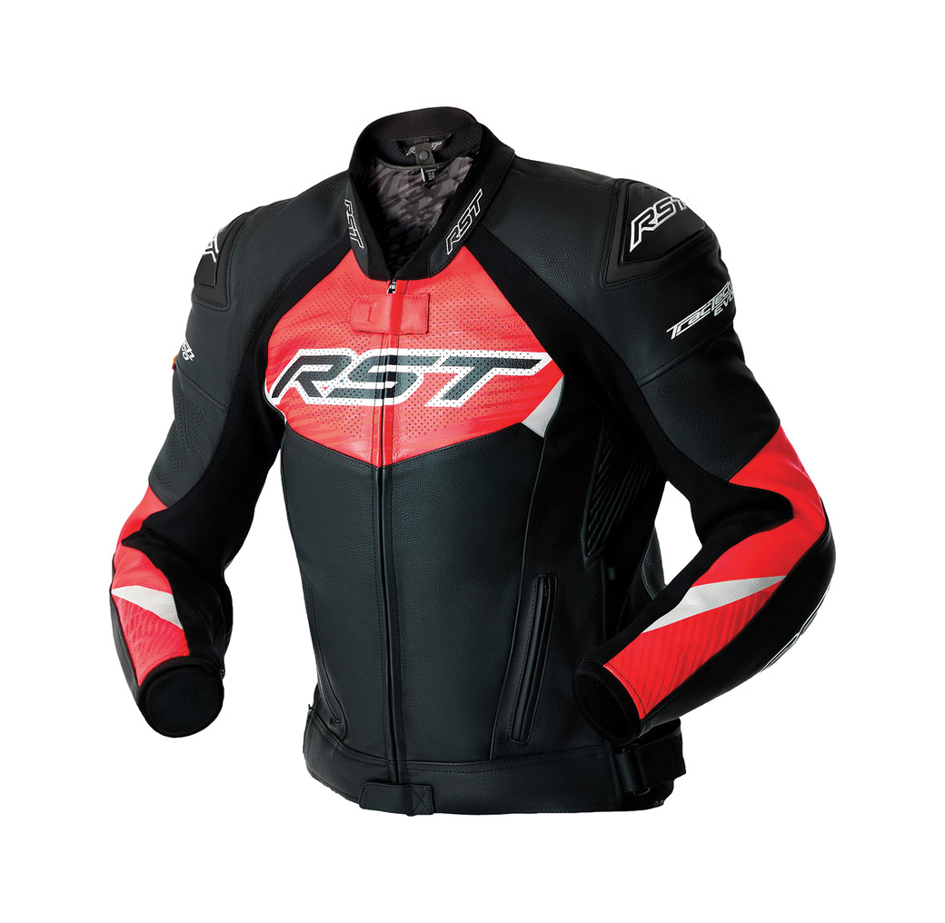 chaqueta de cuero tractech evo d3o