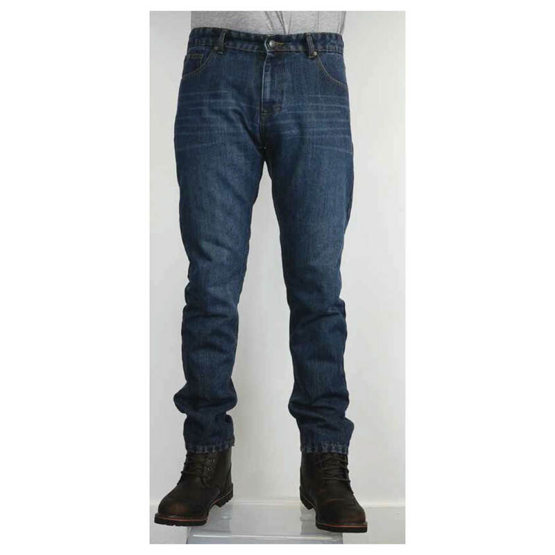 pantalon vaquero reforzado para moto single layer