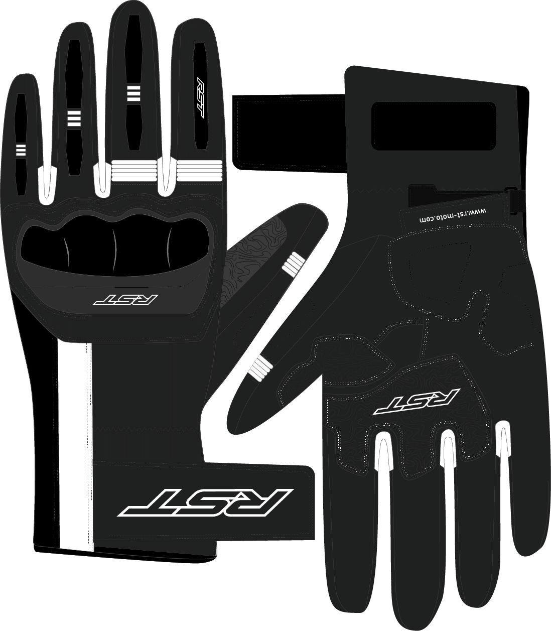 RST Guantes moto hombre PILOT - Picture 18 of 28