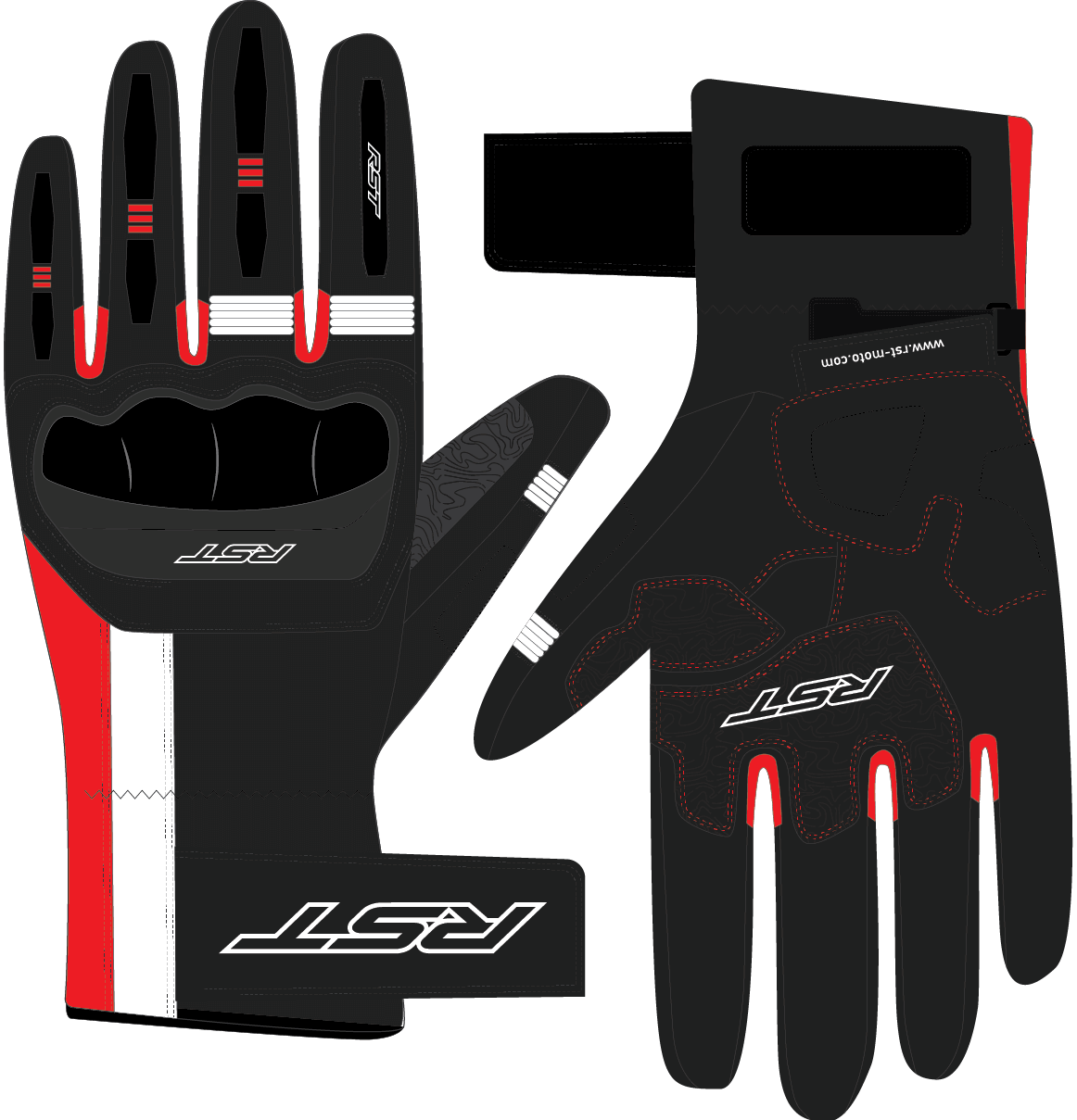 RST Guantes moto hombre PILOT - Picture 11 of 28