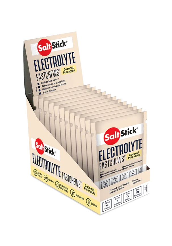 pastillas energéticas de rápida acción sabor coco y piña coconut pineapple 12x10u