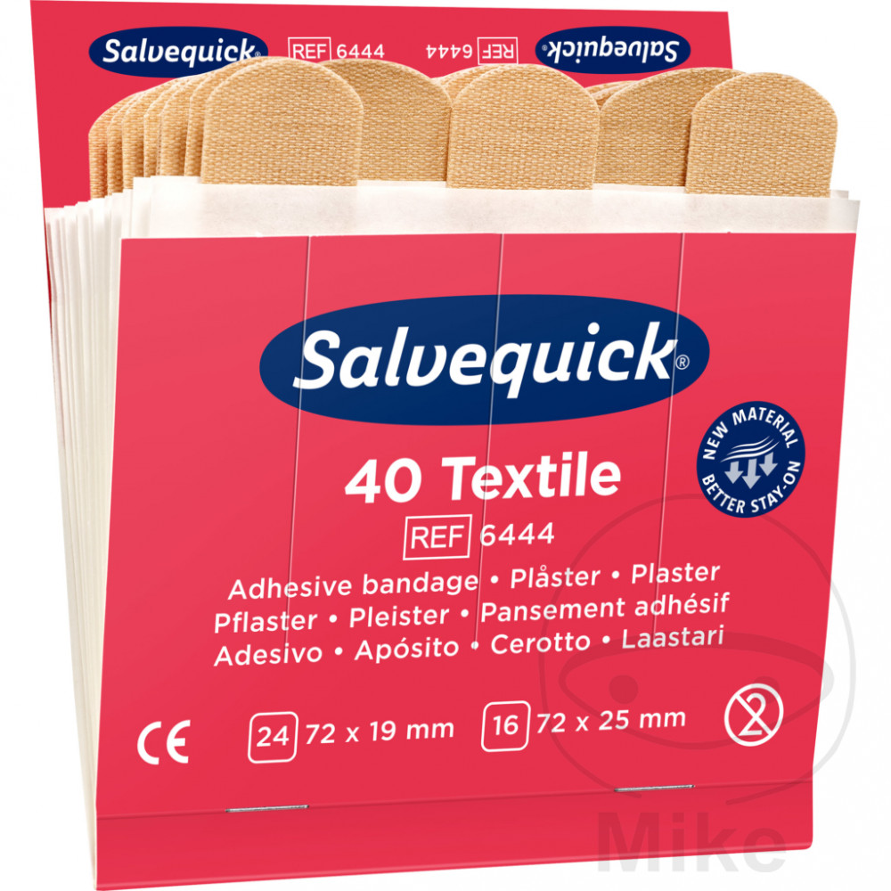 SALVEQUICK Pack of 40 first aid cloth strips - Picture 1 of 1