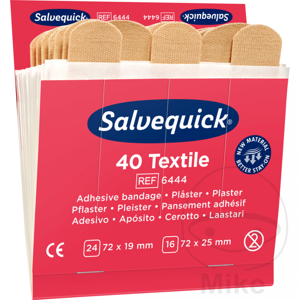 pack 40 tiritas de tela primeros auxilios