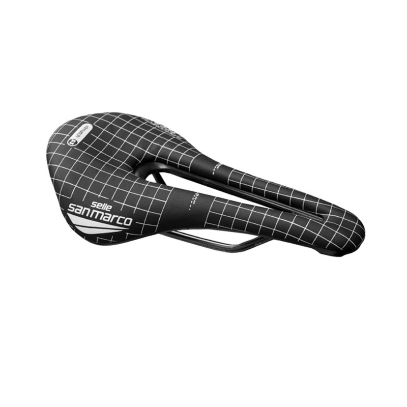 sillín para bicicleta estrecho shortfit 2.0 open-fit narrow - test 140 x 255 mm 280 gr