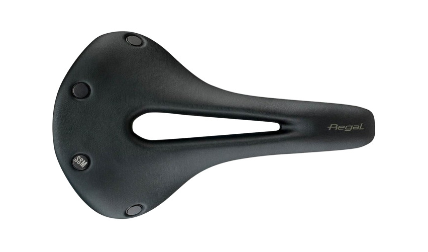 sillín para bicicleta con rieles de carbono y estrecho regal short open-fit carbon narrow 140 x 255 mm 220 gr