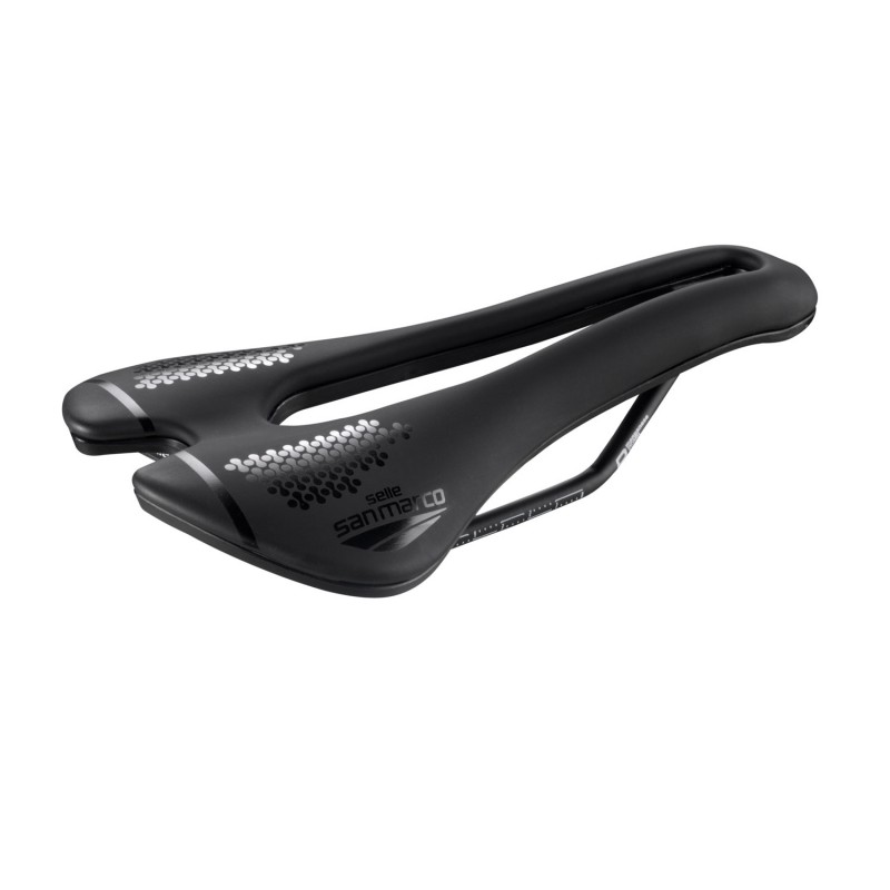 sillín de bicicleta aspide short open-fit dynamic narrow