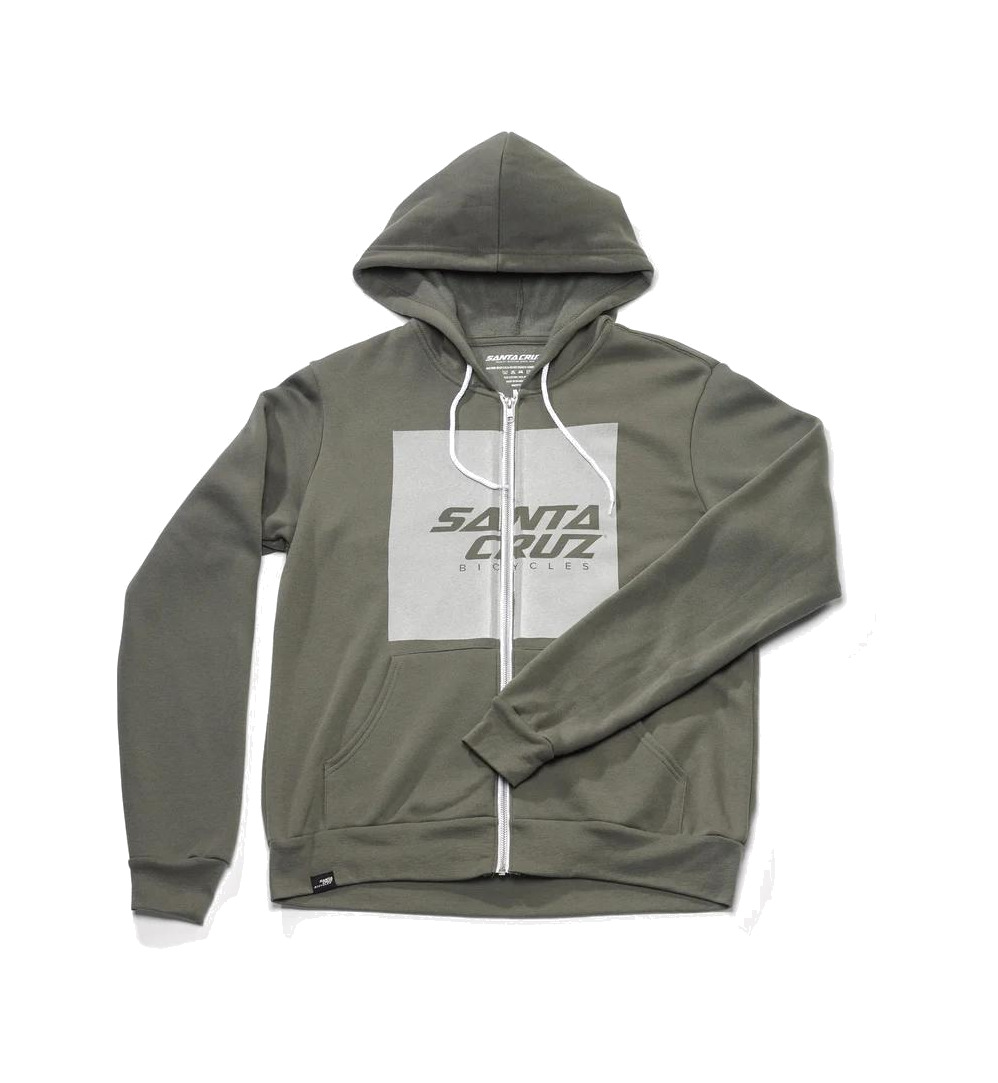 sudadera con capucha squared zip hoody