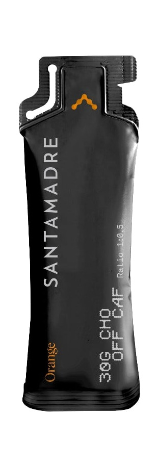gel de sabor naranja sin cafeína con carbohidratos 30 x 50ml