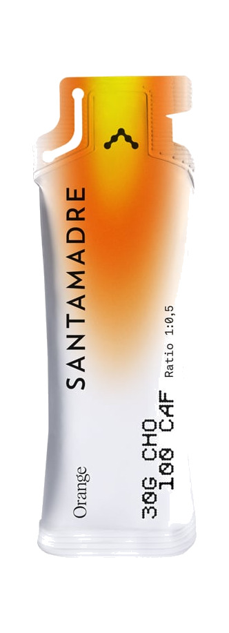 gel de sabor naranja con cafeína y carbohidratos 30 x 50ml