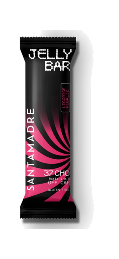 barrita energética de gominola sabor regaliz ratio 1:0,5 30 x 45g