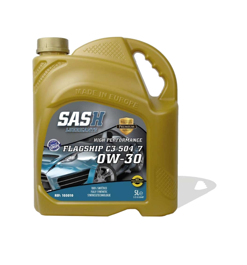 aceite de motor 0w-30 5l flagship c3 504/7