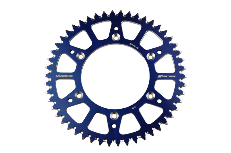 corona plato transmisión trasero aluminio ultraligera autolimpiable srs130 - 520