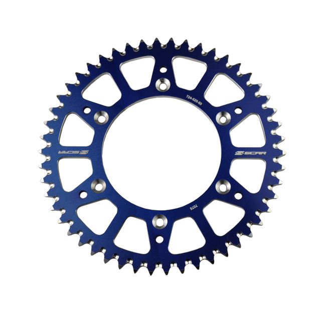 corona plato transmisión trasero aluminio ultraligera autolimpiable srs130 520