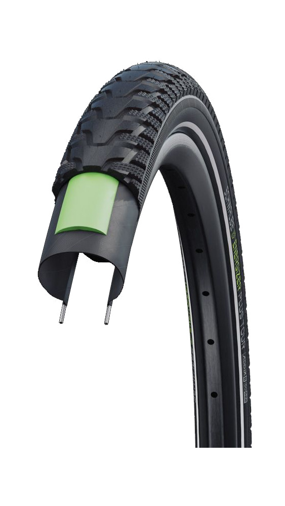 cubierta neumático rígida energizer plus tour 28x2.15 hs485 perf greeng twinskin addix e ref 55-622