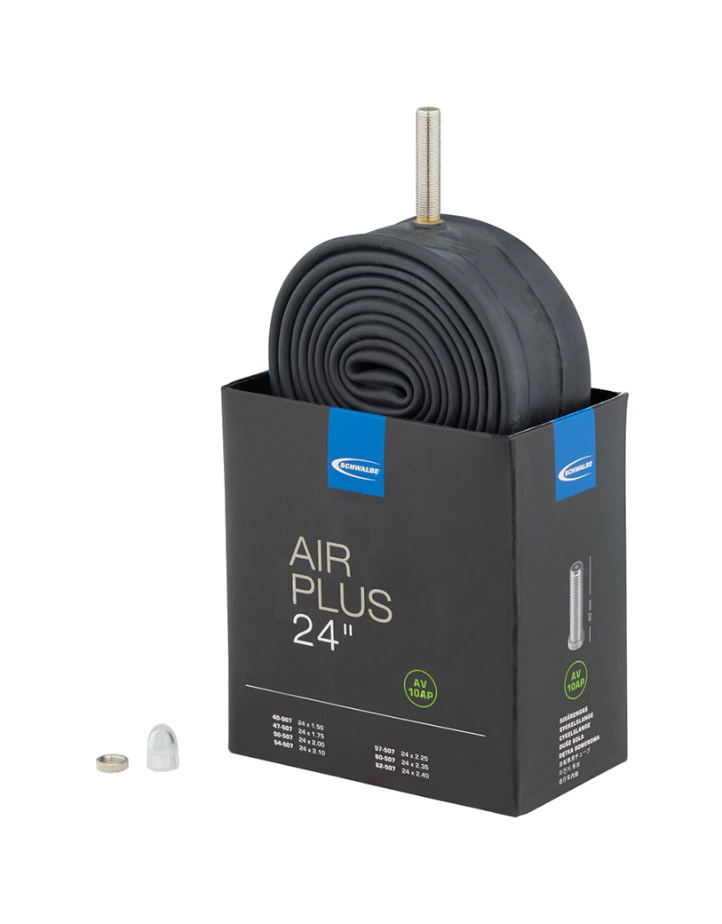 cámara de aire con válvula estándar av10l-ap air plus 24x2.10-3.00 40 mm 54/70-406