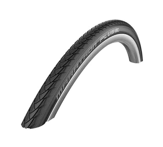 cubierta bicicleta negro 24x1.00 marathon plus s.g. a/r
