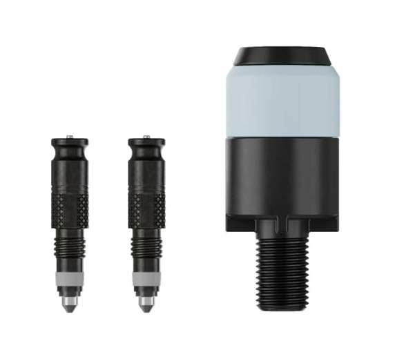 kit de conversión de válvula tubeless a clik valve c/adaptador cabezal hinchad