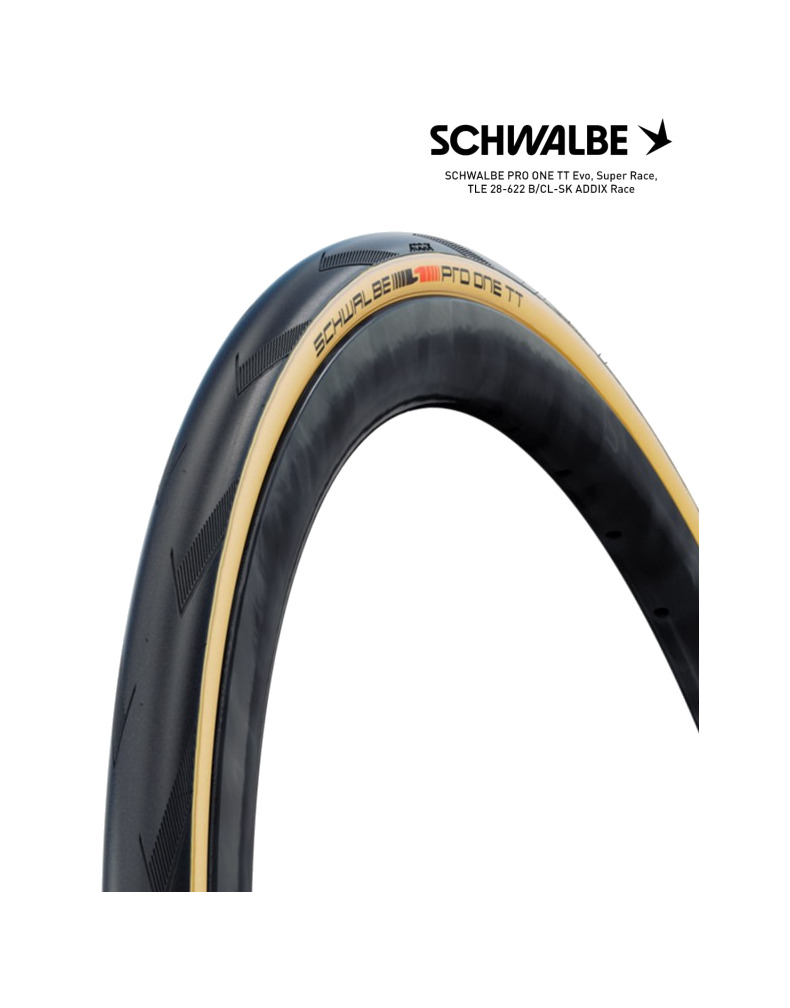 cubierta neumatico bicicleta pro one tt evo super race tle 700x28c b/cl-sk