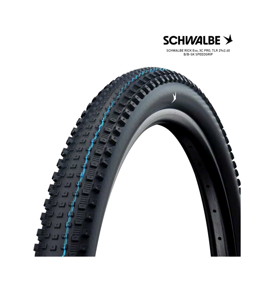 cubierta neumatico bicicleta rick evo xc pro tlr speedgrip 29x2.40 b/b-sk