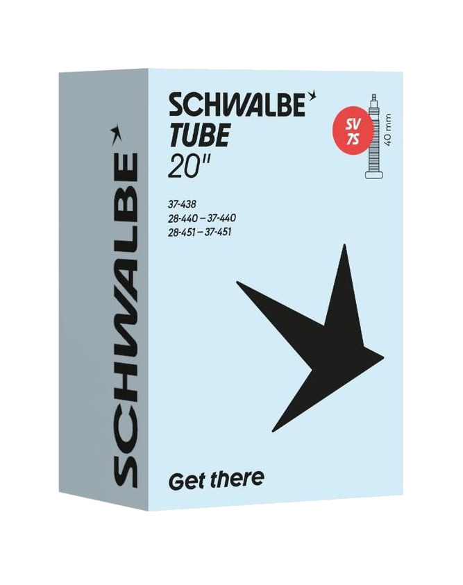 camara aire bicicleta sv7s 20x1.10-1.50 presta 40 mm 28/37-438/451