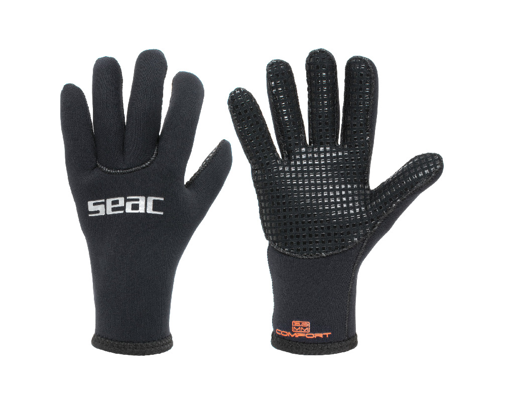 guantes de neopreno seac comfort 3.0 - protección térmica y sensibilidad al tacto