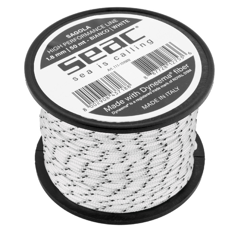 bobina cuerda para boya dyneema ø1.8 mm - 50 m