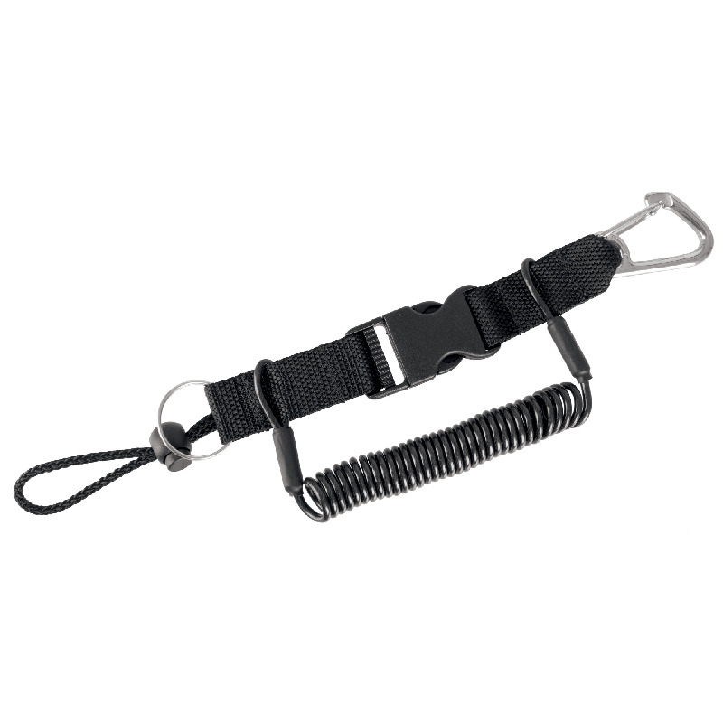 Accessorio per fune di sicurezza a spirale estensibile per immersione INOX 1 3 M - Foto 2 di 2