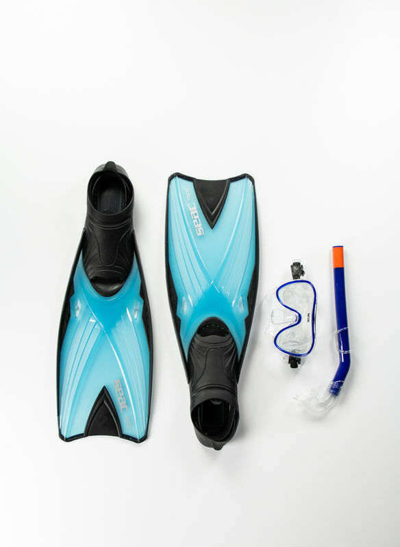 kit aletas mascara tubo de buceo  trab slt