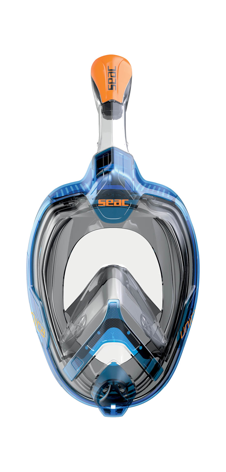 máscara facial integral de snorkel seac magica sport