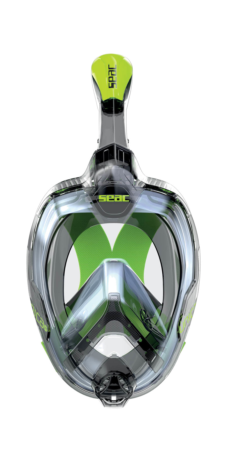 máscara facial integral de snorkel seac magica sport