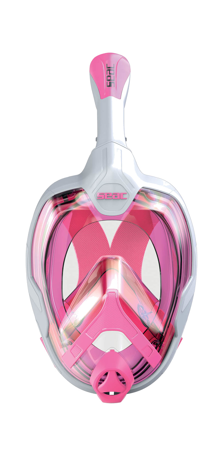 máscara facial integral de snorkel seac magica sport