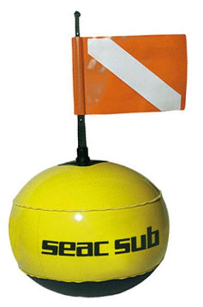 SEAC SUB BOA DI IMMERSIONE ROUND BUY FLUO W/LINE - Foto 1 di 1
