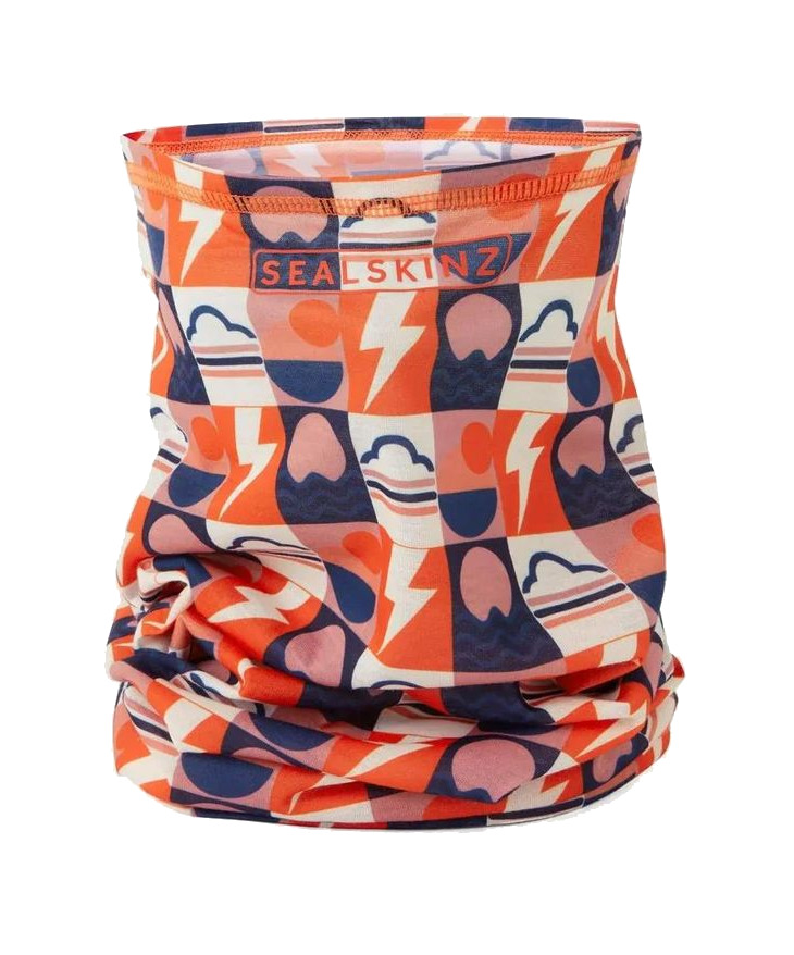 braga multifuncional crema/azul/naranja/rosa harpley