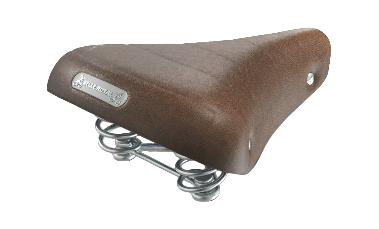sillin de bicicleta ondina royalgel relaxed unisex brown my23 214mm