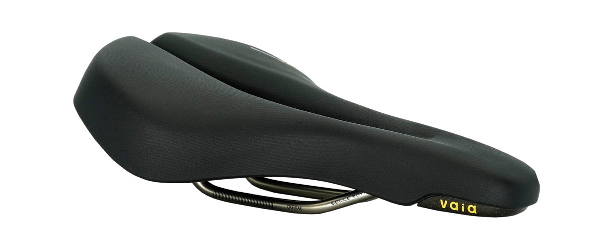 sillin de bicicleta vaia royalgel moderate unisex black soft touch my24