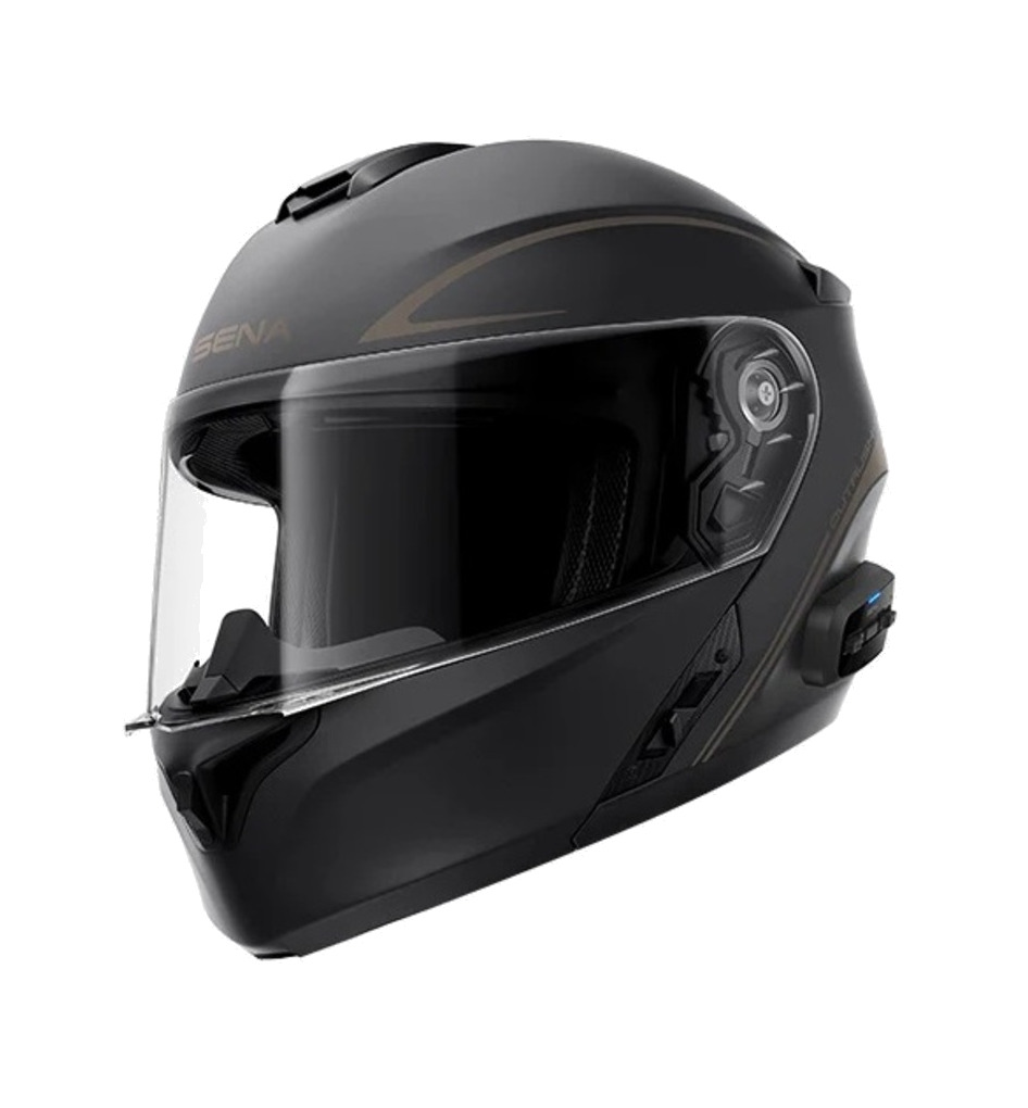 casco modular con sistema de comunicación integrado outrush r bluetooth